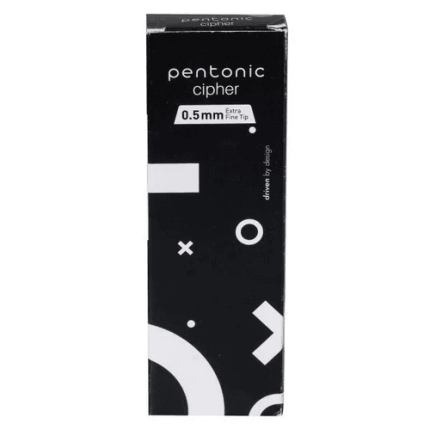 Pentonic Cipher Ball Pen Black/Blue/Red pack of 10 pcs - PAPERTREE