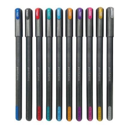 Pentonic Glitz Glitter Gel Pen 10 Pcs set - PAPERTREE,