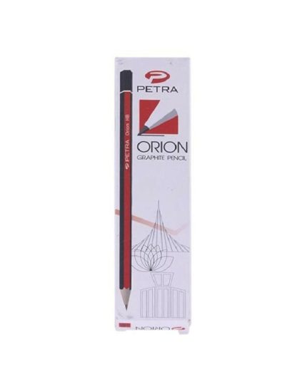 Petra Orion Graphite Pencil HB 12 Pcs Premium Writing and Drawing Pencils for School, Office, and Sketching - PAPERTREE