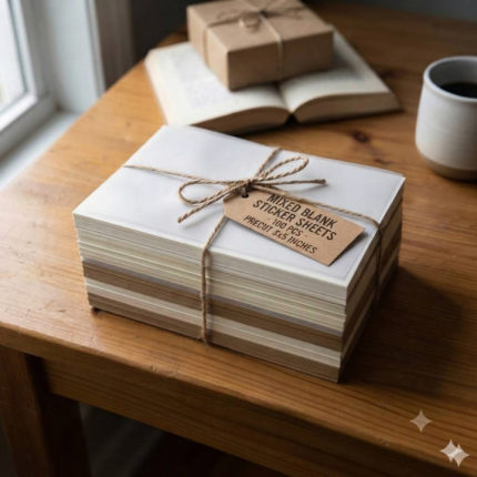 100 Pcs Blank Sticker Mixed (3x5 Inch) - PAPERTREE