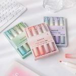 4PCS Kawaii Marker Pens Set Cute Highlighter DIY Spot Liner Drawing Painting Markers for School Office and Journaling - PAPERTREE