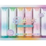 6 Pcs Kawaii Shiny Pastel Highlighter Set Cute Bling Bling Fluorescent Marker Pens for Study & Journaling - PAPERTREE