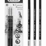 ACMELIAE Professional Charcoal Set of 3 Pcs Soft Medium Hard - PAPERTREE