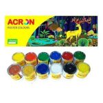 Acron Students Poster Colours Gulliver Kit 120ml 12 Shades Poster Paint Set for School Hobby and Art Projects - PAPERTREE