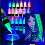 Artecho Acrylic Paint Set Glow & Neon 18 Colors - PAPERTREE