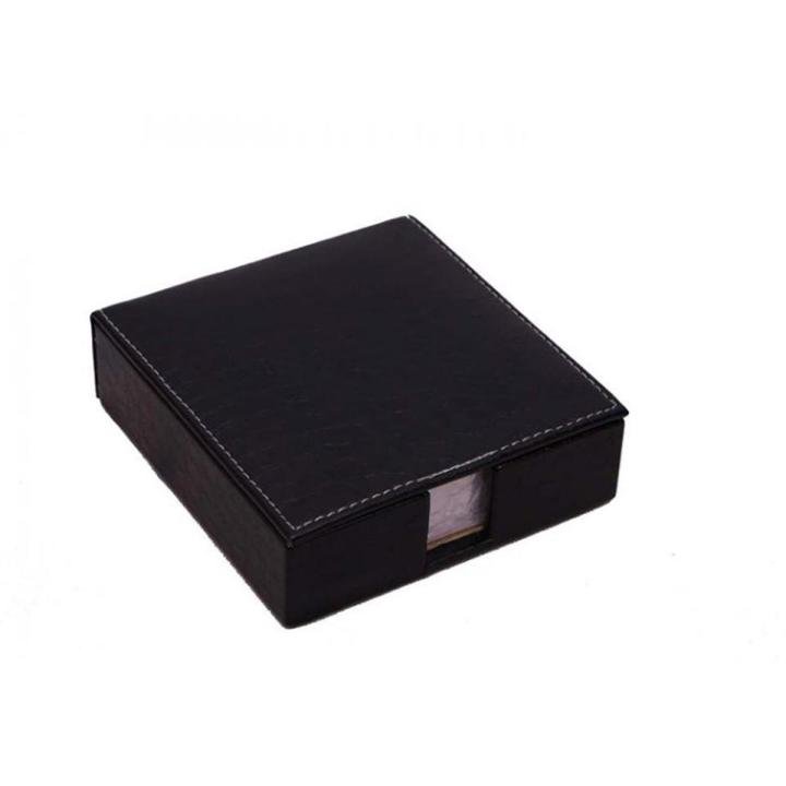 Artificial Leather Slip Pad Holder with White Paper - PAPERTREE