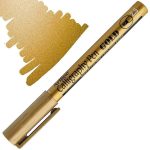 Artline 2.5mm Metallic Gold Calligraphy Pen Water & Fade Resistant Acid Free Marker for Hand Lettering, Scrapbooking & Card Making - PAPERTREE