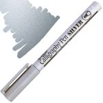 Artline 2.5mm Metallic Silver Calligraphy Pen Water & Fade Resistant Acid Free Marker for Hand Lettering, Scrapbooking & Card Making - PAPERTREE