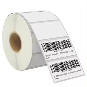 Barcode Label Sticker Direct Thermal 38mm x 25mm | 1000 Labels Roll for Printing - PAPERTREE,