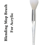 Blending Mop Brush for Acrylic Paint Soft Natural Wool Hair Brush for Smooth Blending - PAPERTREE