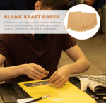Brown kraft sticker printable self adhesive labels A4 - PAPERTREE,