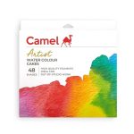 Camel Artist Water Cake Color Set 48 Shades Assorted – Premium Watercolor Paint Set for Artists & Students - PAPERTREE