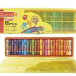 Camel Oil Pastels 25 Shades Plastic Box Multicolor Soft Blendable Coloring Set - PAPERTREE