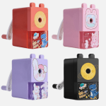 Cartoon pencil sharpener hand cranked - PAPERTREE