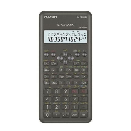 Casio fx-100MS Black-2nd Edition Non Programmable Scientific Calculator - PAPERTREE