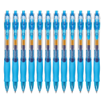 Comix GP108 Retractable gel pens with blue ink 0.5mm 12 pcs - PAPERTREE
