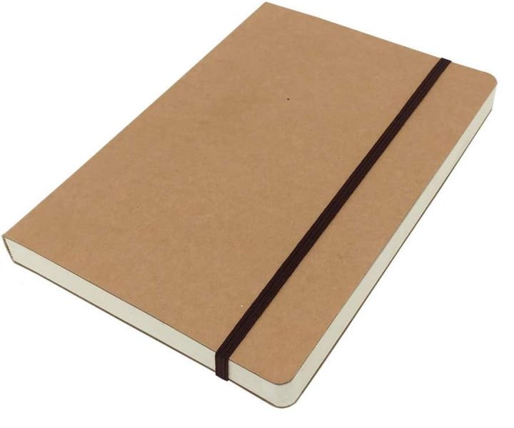 Daily Journal Sketch Book Brown Cover Notebook with Elastic Band for Writing Sketching and Note Taking - PAPERTREE Daily Journal Sketch Book Brown Cover Notebook with Elastic Band for Writing Sketching and Note Taking - PAPERTREE