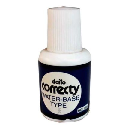 Daito Correction Fluid Water Base Type 20ml Premium White Correction Liquid Made in Japan for School Office and Professional Use - PAPERTREE