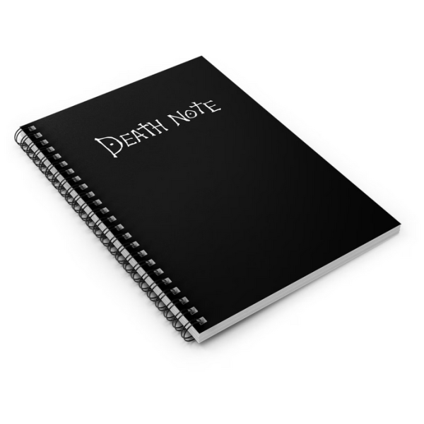 Death Note Spiral Notebook A5 Size | Anime Merchandise Journal | Wirebound Writing Notebook - PAPERTREE