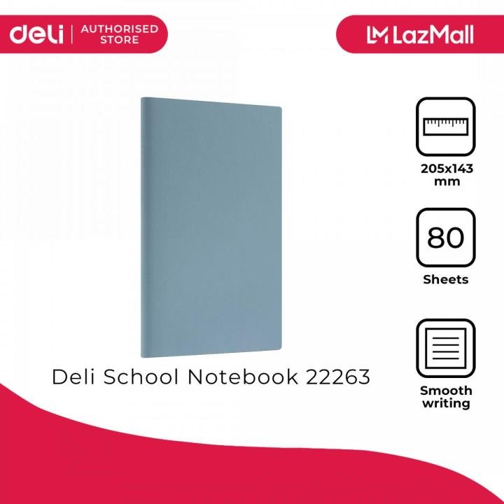 Deli 22263 Leather Cover Notebook | Premium Journal for Office, Study & Daily Notes - PAPERTREE Deli 22263 Leather Cover Notebook | Premium Journal for Office, Study & Daily Notes - PAPERTREE