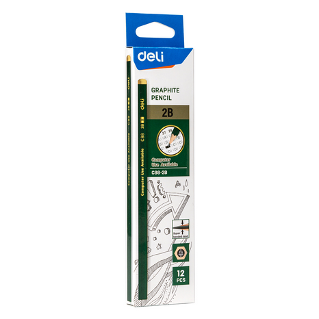 Deli 2B Pencil Pack Premium Heavy Duty Carton for Packaging Deli 2B Pencil Pack Premium Heavy Duty Carton for Packaging