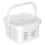 Deli 73874 Brush Washing Bucket Multi-Purpose Paint Brush Cleaner Container for Artists and Art Students - PAPERTREE