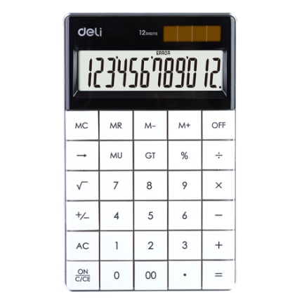 Deli E1589 modern design calculator - PAPERTREE