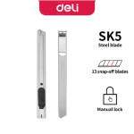 Deli E2053 All Metal Cutter Knife Heavy Duty Anti Slip