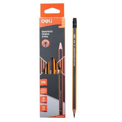 Deli E37014 Graphite Pencils for School 1 Box 12PCS Premium Writing and Drawing Pencils for Students - PAPERTREE Deli E37014 Graphite Pencils for School 1 Box 12PCS Premium Writing and Drawing Pencils for Students - PAPERTREE