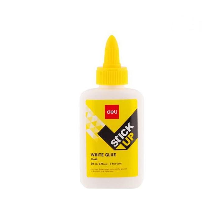 Deli E39446 White Liquid Glue 80 ml Strong Adhesive - PAPERTREE Deli E39446 White Liquid Glue 80 ml Strong Adhesive - PAPERTREE