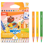 Deli EC139-12 Half Size Colored Pencils 12 shade - PAPERTREE
