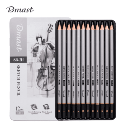 Deli EC391 Dmast Sketching Pencil Set - PAPERTREE