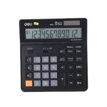 Deli EM01020 Wide-H 12 Digit Tax Calculator Large Display Desktop Business Calculator - PAPERTREE