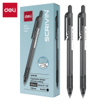 Deli EQ105-BK Retractable Ballpoint Pen 0.5mm Black - PAPERTREE