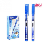 Deli EQ300-BL Roller Pen Blue Ink - PAPERTREE