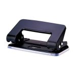 DELI ET40020 Metal Punch 8 Sheets Black – Durable Single Hole Paper Punch for Office, School & Home Use - PAPERTREE