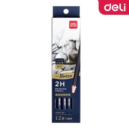Deli S999-2H Sketching Pencil Premium Quality Pack of 12 Pcs - PAPERTREE