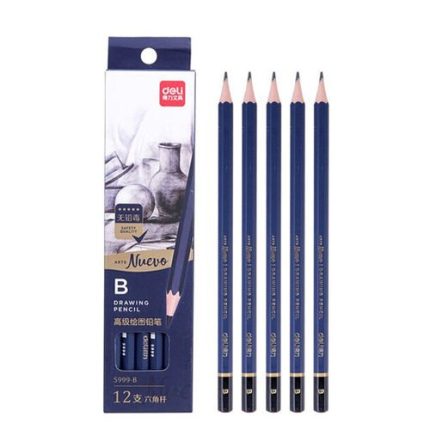 Deli S999-B Sketching Pencil B - PAPERTREE