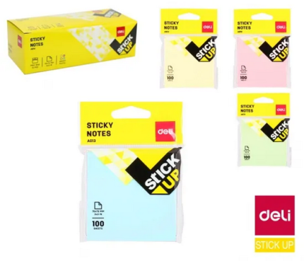 Deli Sticky Notes | Premium Quality Notes for Office Use