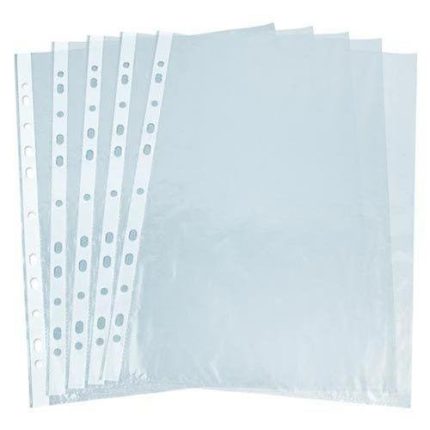 Document Sheet Protector A4 Size Transparent File Sleeve 100 Pcs - PAPERTREE,