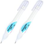 Dollar Correction Pen 7ml x 2PCS | Quick Dry White Correction Fluid Pen - PAPERTREE