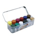 DOMS Acrylic Paints Set with Iron Box 12 Shades x 15ml | Artist Acrylic Color Kit - PAPERTREE