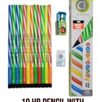 Doms C3 Color Candy HB Graphite Pencil Box 10 Pcs - PAPERTREE