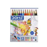 DOMS Color Pencil 12 Shades Half Size - PAPERTREE