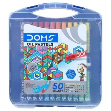 DOMS Hexagonal Oil Pastels 50 Color Box For Artists - PAPERTREE