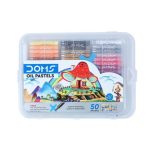 DOMS Oil Pastel 50 Shades with Plastic case - PAPERTREE