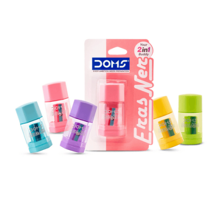 Doms Pencil sharpner and eraser (Erasner) - PAPERTREE