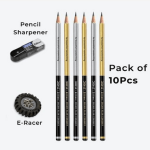DOMS Zillion Pencil Hexagonal Shaped Pencil 10pcs - PAPERTREE