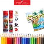 Faber Castell Classic Color Pencils Round Tin - PAPERTREE