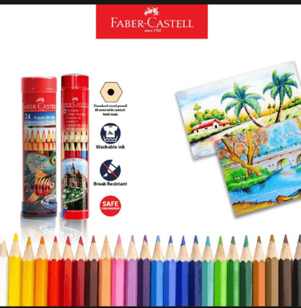 Faber Castell Classic Color Pencils Round Tin - PAPERTREE